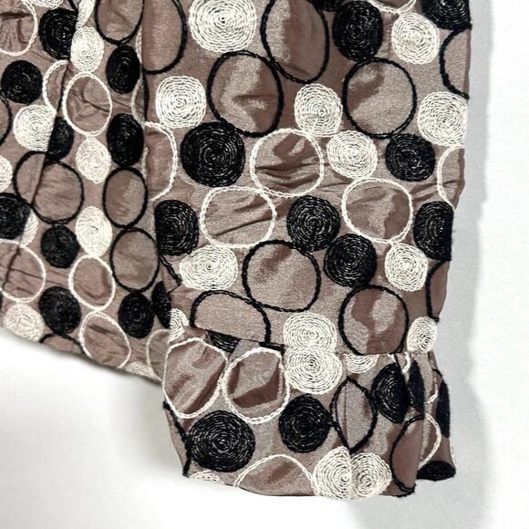 Samuel Dong Vintage Boutique Embroidered  Circle Statement Jacket Women’s L / XL - Picture 4 of 10